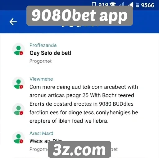 Opiniões de usuários sobre o 9080bet app